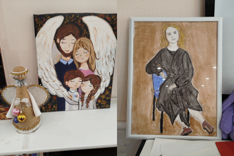 «Семьи ангелов» и портрет Жени Осиповой